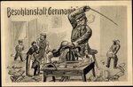 Künstler Ansichtskarte / Postkarte Besohlanstalt Germania, a